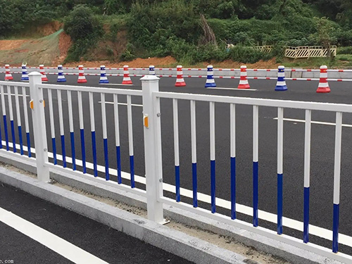 中田公路段市政道路護欄安裝